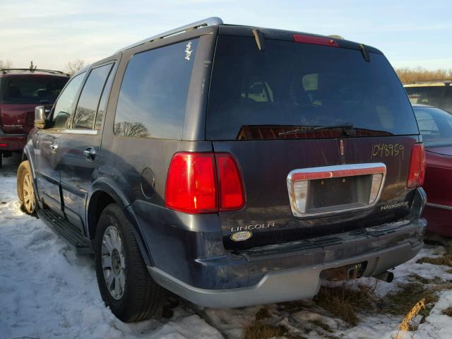 5LMFU28R04LJ31603 - 2004 LINCOLN NAVIGATOR BLUE photo 3
