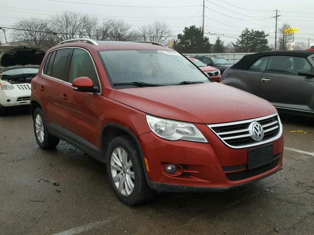 WVGAV75N59W545782 - 2009 VOLKSWAGEN TIGUAN S RED photo 1