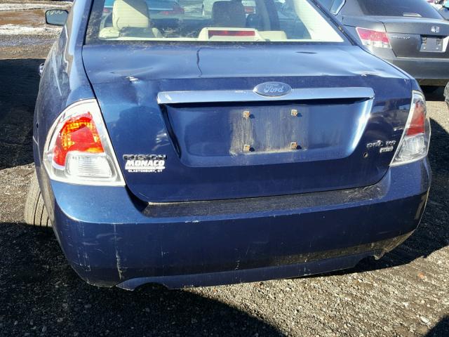 3FAHP02187R170711 - 2007 FORD FUSION SEL BLUE photo 9