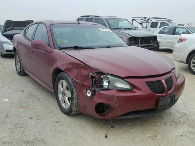 2G2WS522251197320 - 2005 PONTIAC GRAND PRIX BURGUNDY photo 1