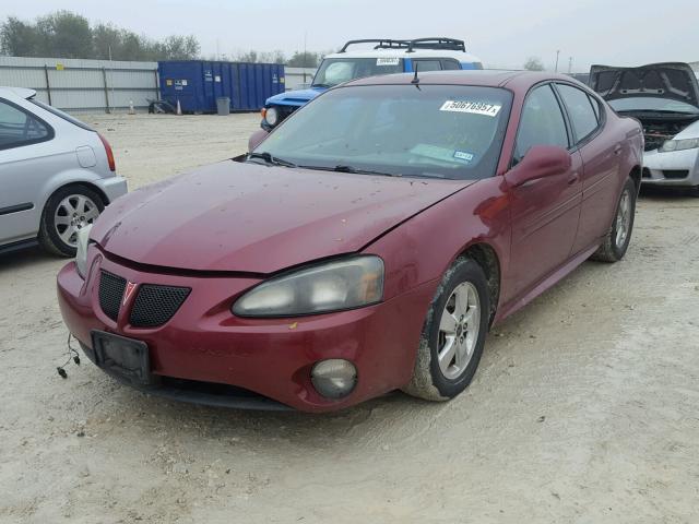 2G2WS522251197320 - 2005 PONTIAC GRAND PRIX BURGUNDY photo 2