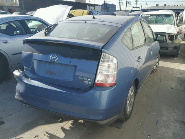 JTDKB20U497875488 - 2009 TOYOTA PRIUS BLUE photo 4