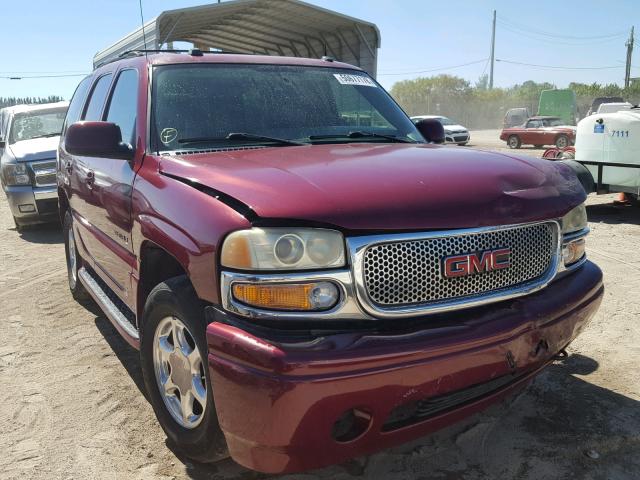 1GKEK63UX4J128140 - 2004 GMC YUKON DENA BURGUNDY photo 1