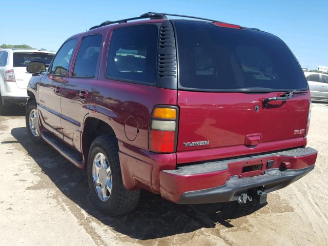 1GKEK63UX4J128140 - 2004 GMC YUKON DENA BURGUNDY photo 3