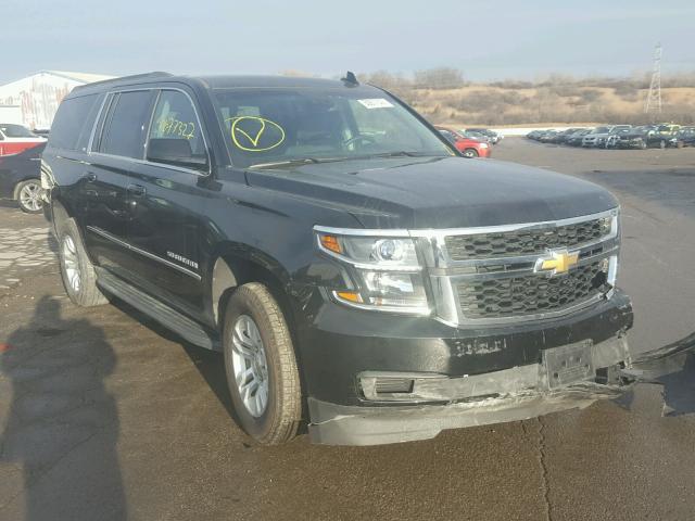 1GNSKHKC6HR136091 - 2017 CHEVROLET SUBURBAN K BLACK photo 1