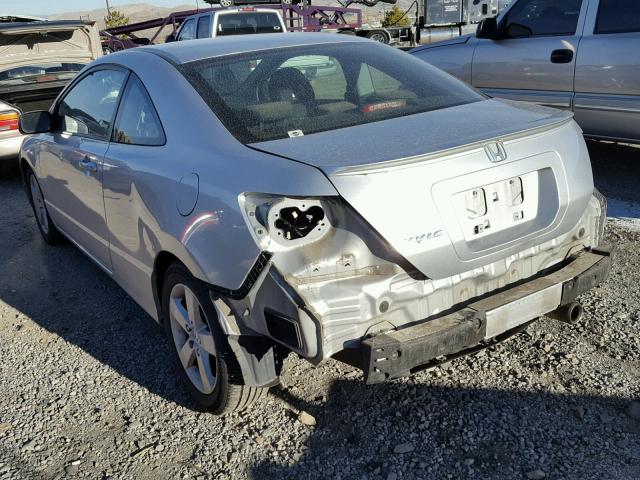 2HGFG12886H503442 - 2006 HONDA CIVIC EX SILVER photo 3