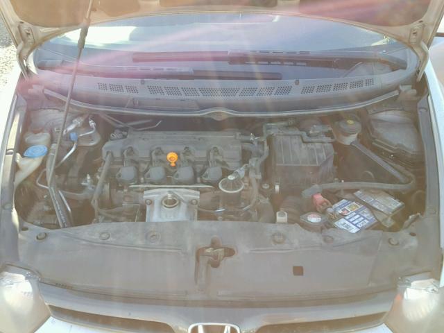 2HGFG12886H503442 - 2006 HONDA CIVIC EX SILVER photo 7