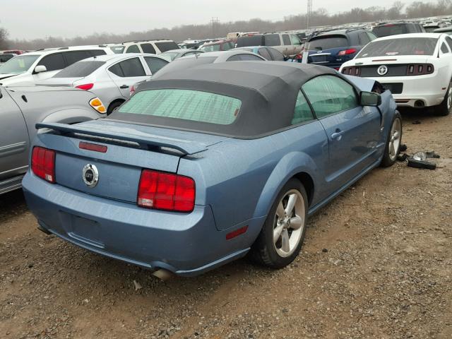 1ZVFT85H065264715 - 2006 FORD MUSTANG GT BLUE photo 4