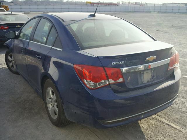 1G1PF5SC5C7120575 - 2012 CHEVROLET CRUZE LT BLUE photo 3