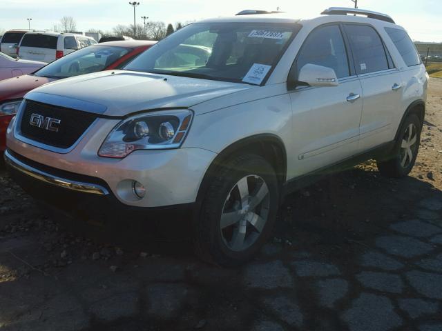 1GKER33DX9J158806 - 2009 GMC ACADIA SLT WHITE photo 2