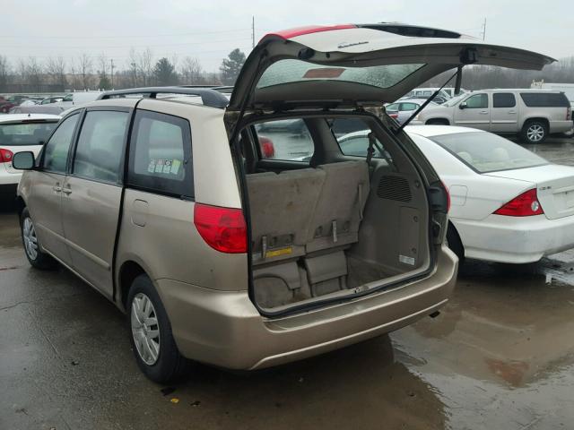 5TDZA23C16S422497 - 2006 TOYOTA SIENNA CE GRAY photo 3