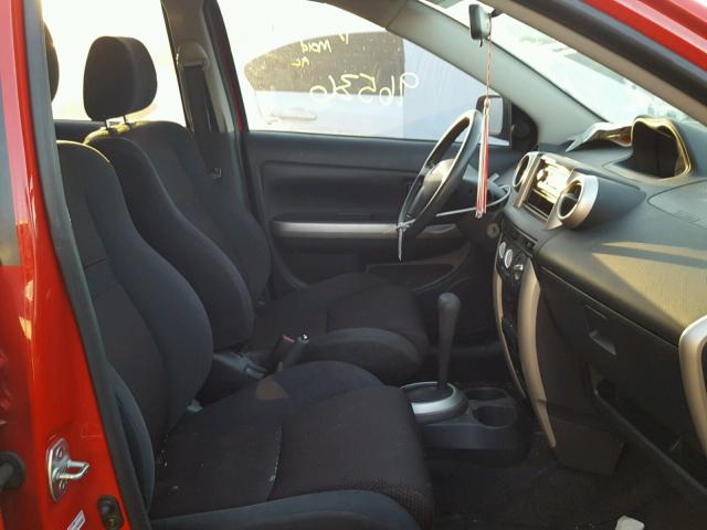 JTKKT624250098600 - 2005 TOYOTA SCION XA წითელი ფოტო 5