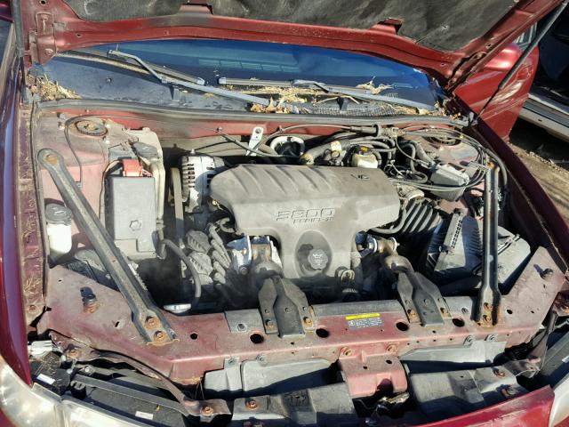 1G2WP52K13F113088 - 2003 PONTIAC GRAND PRIX Қызыл фото 7