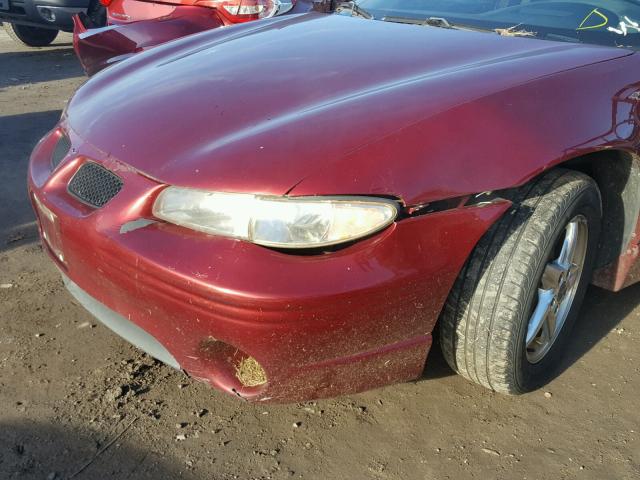 1G2WP52K13F113088 - 2003 PONTIAC GRAND PRIX Қызыл фото 9