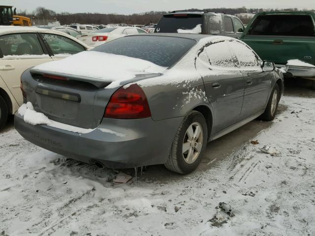 2G2WP552781119746 - 2008 PONTIAC GRAND PRIX GRAY photo 4