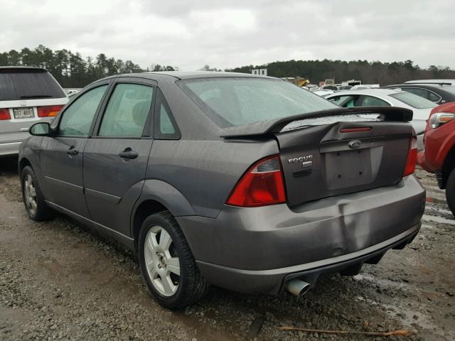 1FAFP34N17W167218 - 2007 FORD FOCUS ZX4 GRAY photo 3