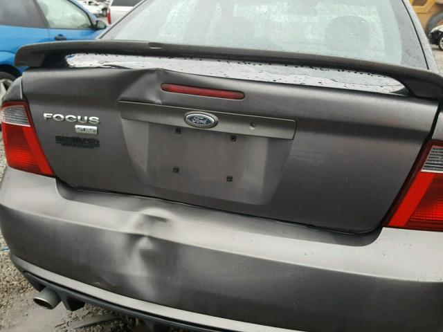 1FAFP34N17W167218 - 2007 FORD FOCUS ZX4 GRAY photo 9