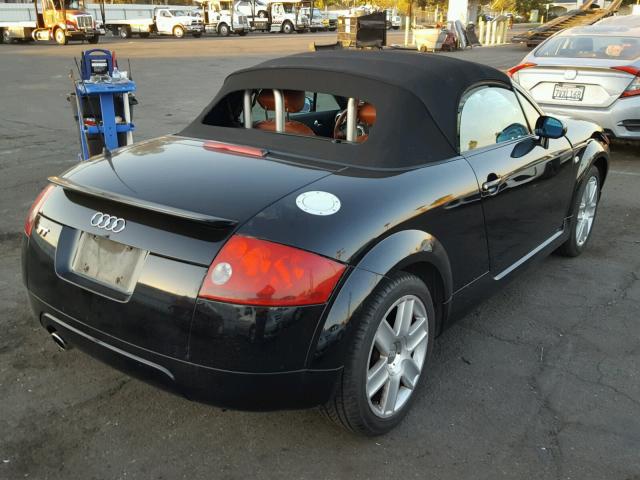 TRUTC28N231011487 - 2003 AUDI TT BLACK photo 4