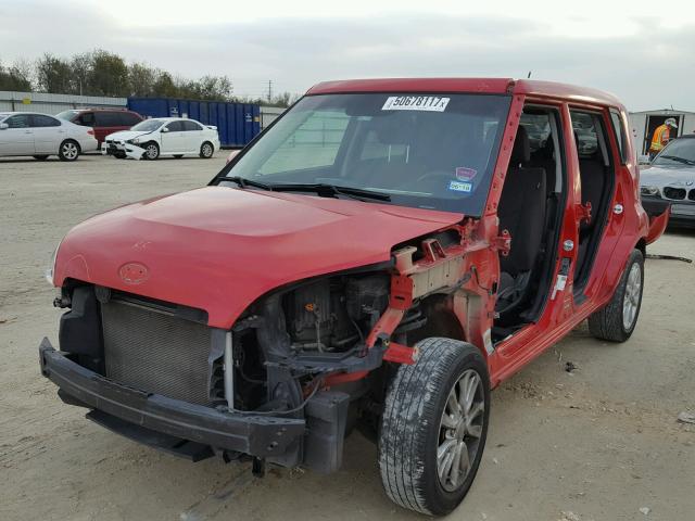 KNDJT2A57D7613148 - 2013 KIA SOUL RED photo 2