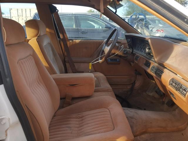 1G3AM54N2L6301785 - 1990 OLDSMOBILE CUTLASS CI WHITE photo 5