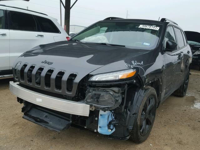 1C4PJLABXGW336582 - 2016 JEEP CHEROKEE S GRAY photo 2