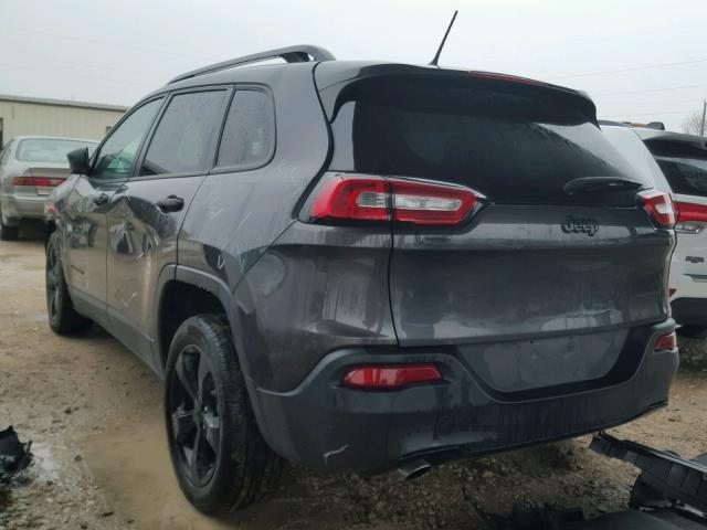 1C4PJLABXGW336582 - 2016 JEEP CHEROKEE S GRAY photo 3