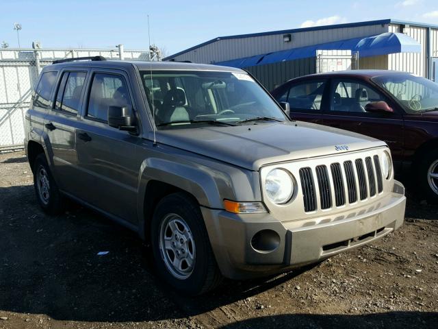 1J8FT28W48D647911 - 2008 JEEP PATRIOT SP BEIGE photo 1