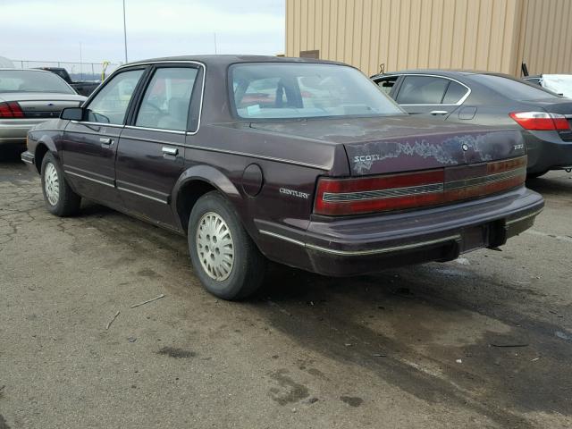 1G4AG55M8R6423231 - 1994 BUICK CENTURY SP MAROON photo 3