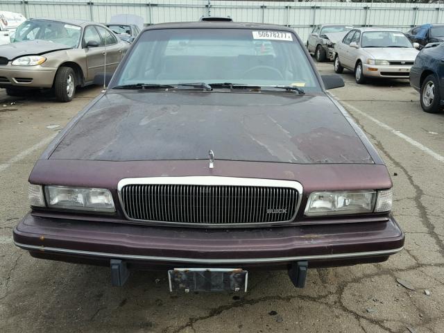 1G4AG55M8R6423231 - 1994 BUICK CENTURY SP MAROON photo 9