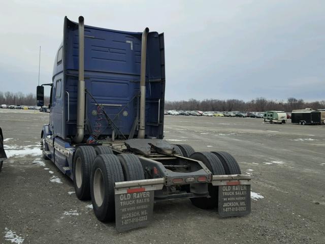 4V4NC9EJ0CN546392 - 2012 VOLVO VN VNL BLUE photo 3