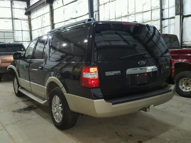 1FMFK18589EB10462 - 2009 FORD EXPEDITION BLACK photo 3