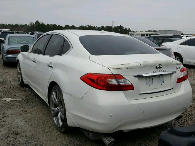 JN1BY1AP5DM510333 - 2013 INFINITI M37 WHITE photo 3