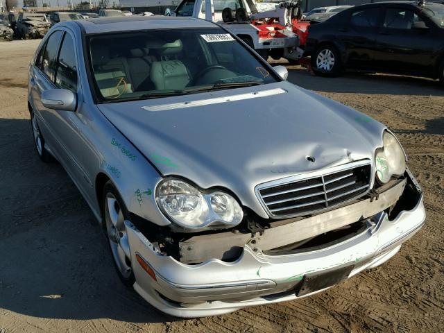 WDBRF52H26E022422 - 2006 MERCEDES-BENZ C GENERATI SILVER photo 1