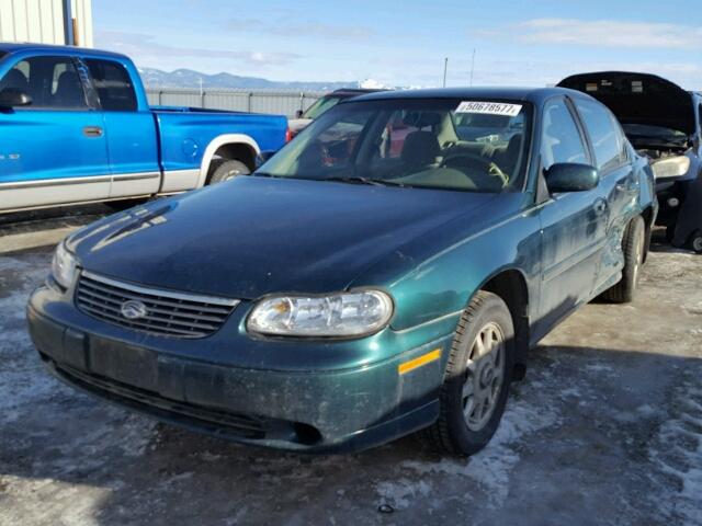 1G1ND52M5WY173328 - 1998 CHEVROLET MALIBU GREEN photo 2