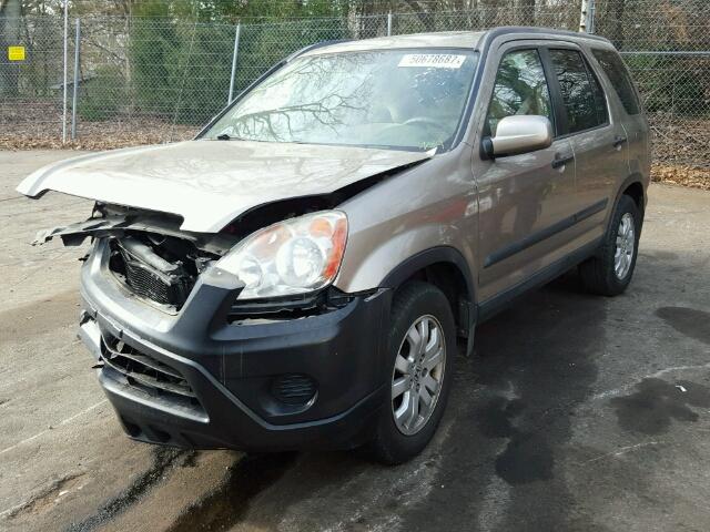 SHSRD78835U342560 - 2005 HONDA CR-V EX GOLD photo 2