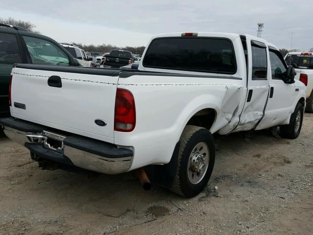 1FTSW20505EA63978 - 2005 FORD F250 SUPER WHITE photo 4