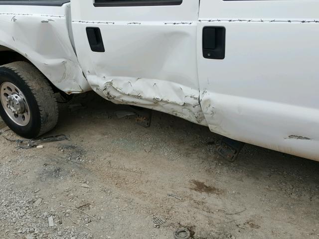 1FTSW20505EA63978 - 2005 FORD F250 SUPER WHITE photo 9