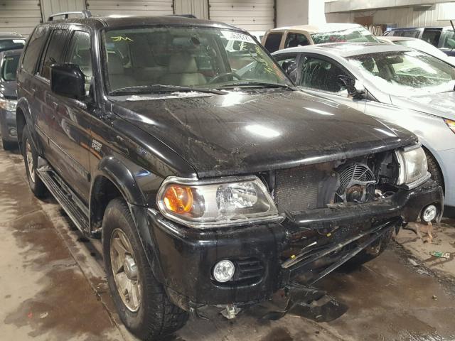 JA4MT41R71P039653 - 2001 MITSUBISHI MONTERO SP BLACK photo 1