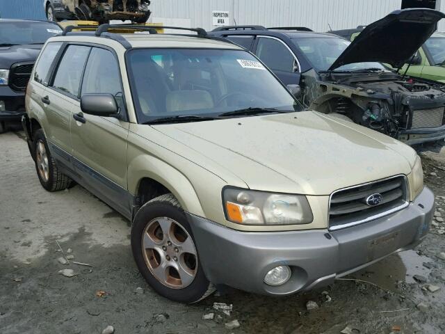 JF1SG65603H751552 - 2003 SUBARU FORESTER 2 GOLD photo 1