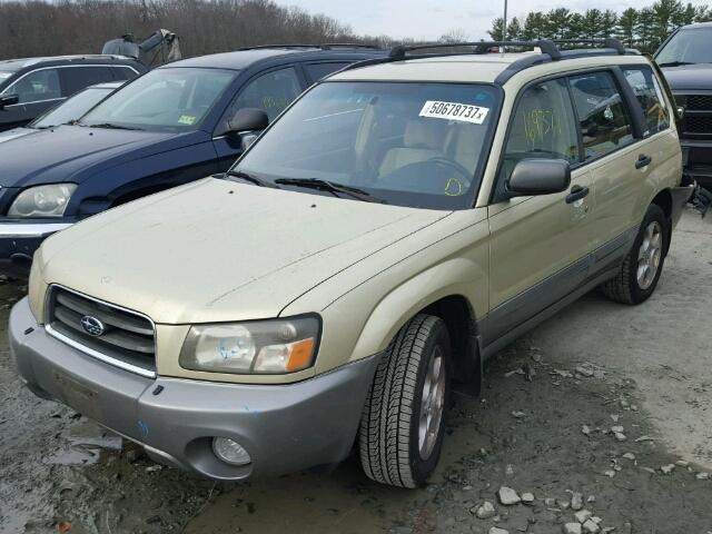 JF1SG65603H751552 - 2003 SUBARU FORESTER 2 GOLD photo 2