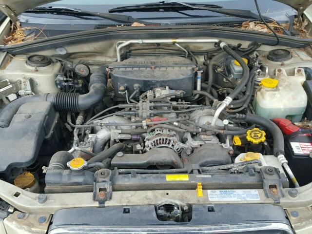 JF1SG65603H751552 - 2003 SUBARU FORESTER 2 GOLD photo 7