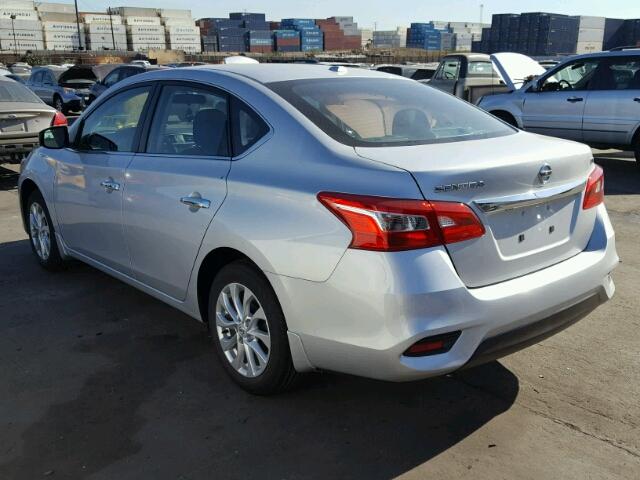 3N1AB7AP7HY403562 - 2017 NISSAN SENTRA S SILVER photo 3