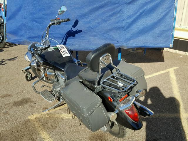 JYAVP24E47A001848 - 2007 YAMAHA XVS1300 A BLACK photo 3