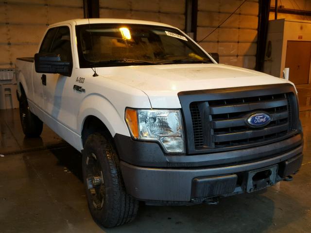 1FTEX1EW1AFC02235 - 2010 FORD F150 SUPER WHITE photo 1