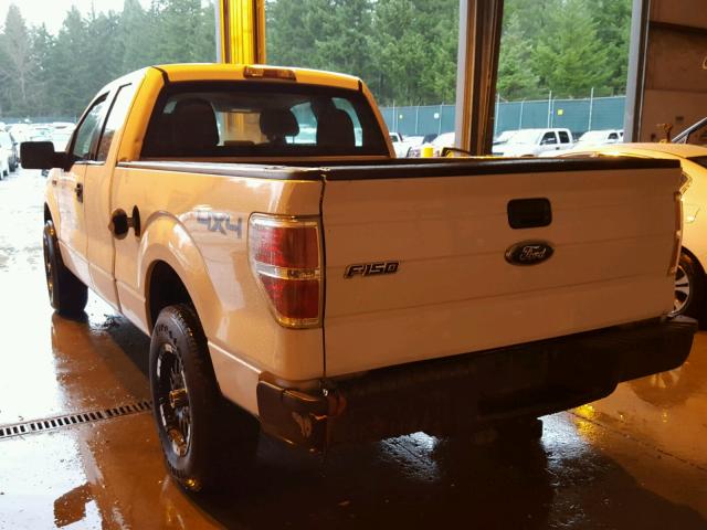 1FTEX1EW1AFC02235 - 2010 FORD F150 SUPER WHITE photo 3