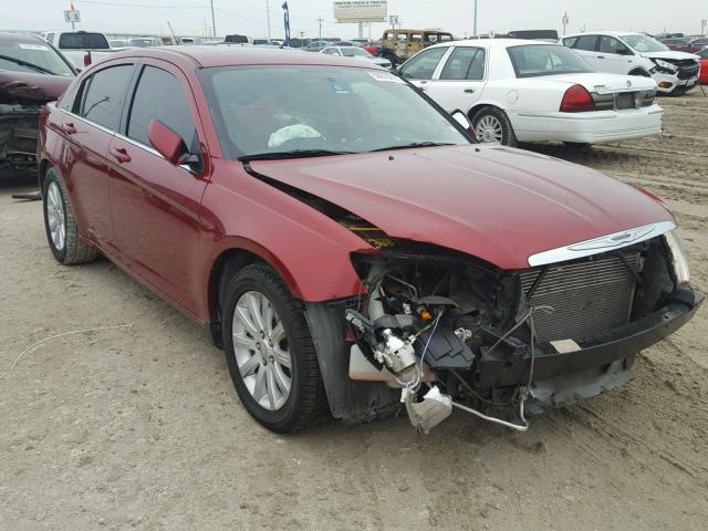 1C3BC1FG2BN511469 - 2011 CHRYSLER 200 TOURIN MAROON photo 1