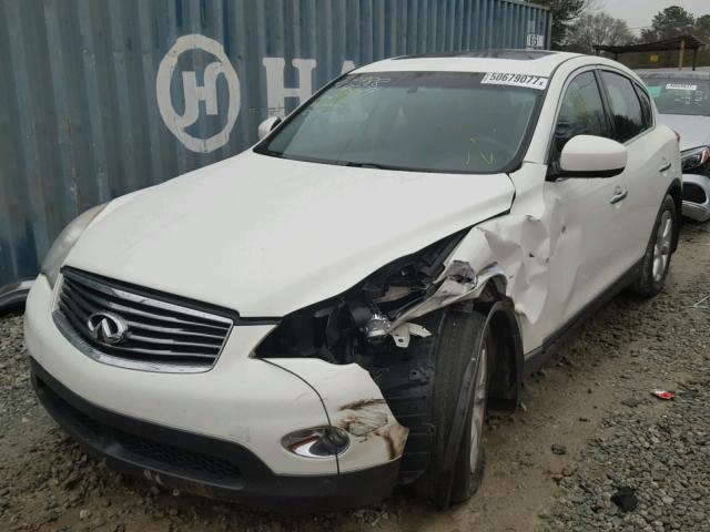 JN1AJ0HR6AM754988 - 2010 INFINITI EX35 BASE WHITE photo 2