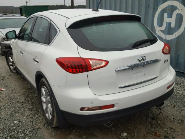 JN1AJ0HR6AM754988 - 2010 INFINITI EX35 BASE WHITE photo 3