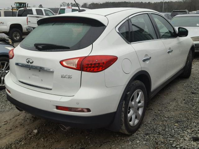 JN1AJ0HR6AM754988 - 2010 INFINITI EX35 BASE WHITE photo 4