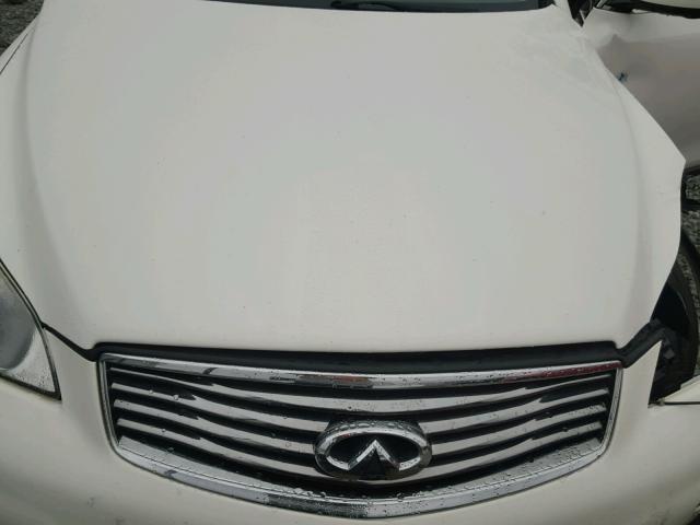 JN1AJ0HR6AM754988 - 2010 INFINITI EX35 BASE WHITE photo 7